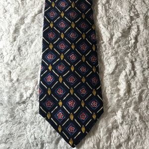 Meeting street 100% silk men’s patterned necktie